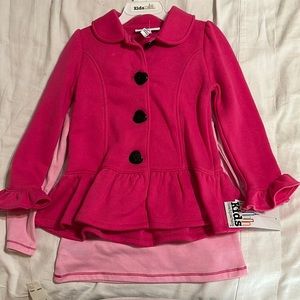 Brand new coat and shirt with tags